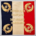 Frankreich : Französische Regimentsfahne des 306. Artillerie - Regiments.
