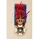 Königreich beider Sizilien : Sizilien: Orden König Franz I. 1829-1860. Kommandeurkreuz.