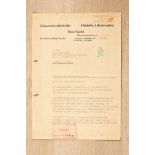Dokumente und Autographen : MARTIN BORMANN: Brief an den Reichsführer SS Heinrich Himmler.