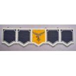 Allgemein : Luftwaffen-Kesselpaukenbehang für einen Musikzug der Fliegenden Truppe, um 1938.