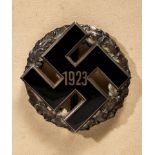 Auszeichnungen der NSDAP : Gau Abzeichen für Mitgliedschaft in der NSDAP seit 1923 (Allgemeines ...