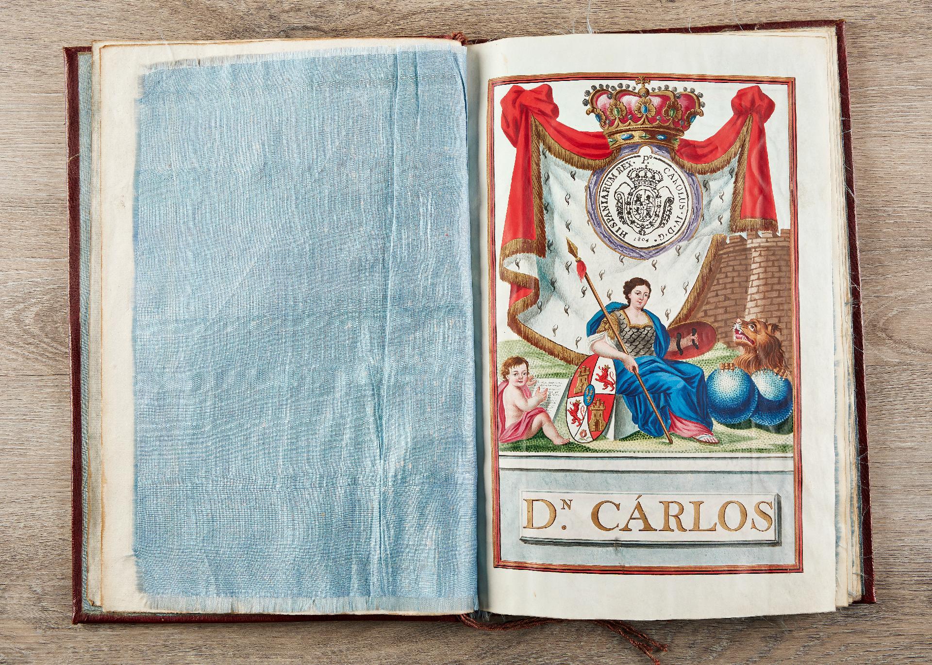 Spanien : Adelsbrief (del Principado de Cataluna) König Carlos IV. (Kg. 1788-1808) für Manuel Ba...