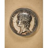 Königreich beider Sizilien : Sizilien: Medaille Joachim Murat 1813.