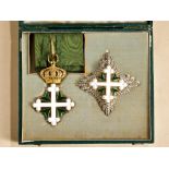 Italien : St. Maurizius und Lazarus Orden: Kommandeursatz 1. Klasse, 1858 - 1861.