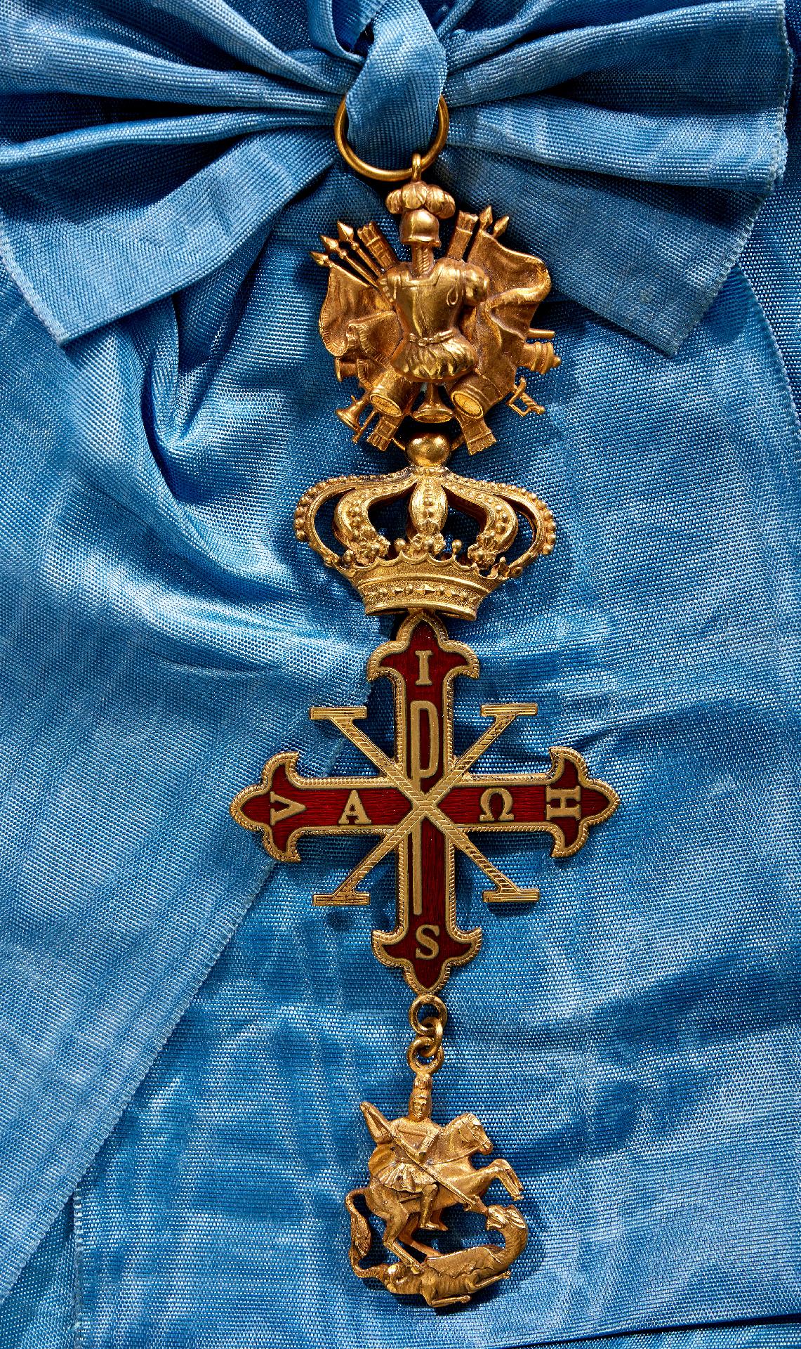 Königreich beider Sizilien : Sizilien: Constantinischer St. Georgs - Orden.