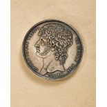 Königreich beider Sizilien : Medaille des Milices Provincales 1809 in Silber.