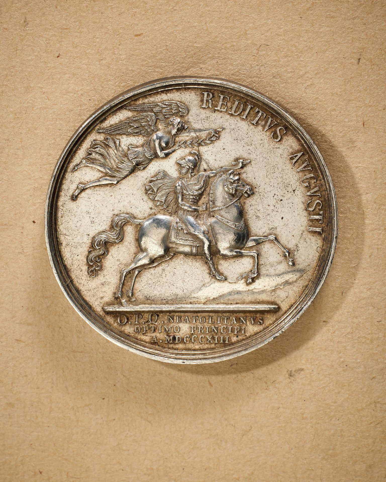 Königreich beider Sizilien : Sizilien: Medaille Joachim Murat 1813. - Image 2 of 2