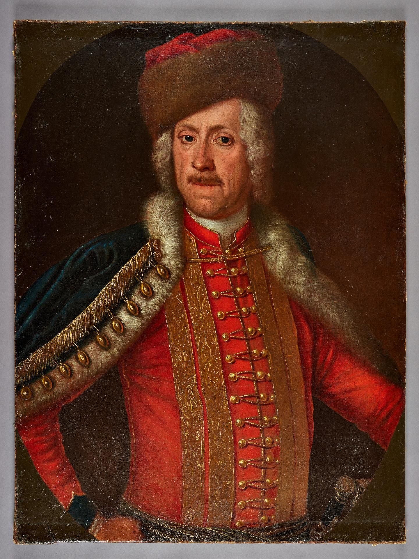 Preussen : F. Krügel: Porträt des Generalfeldmarschalls Hans Joachim von Ziethen (1699 - 1786), .