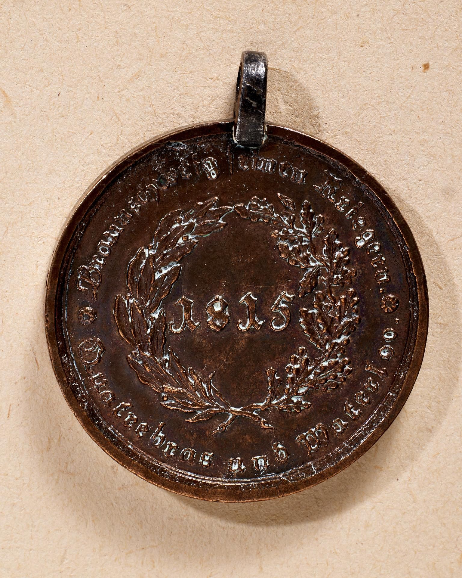 Braunschweig : Herzogtum Braunschweig, Waterloo-Medaille 1815.