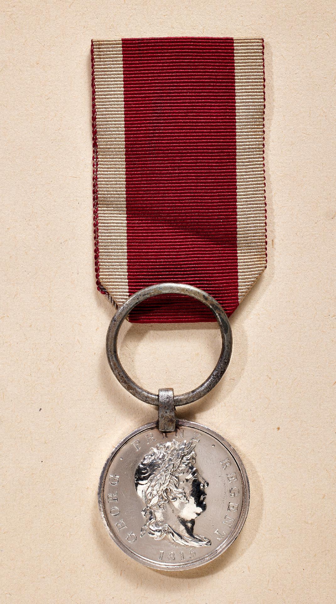 Hannover : Königreich Hannover, Waterloo-Medaille 1815.