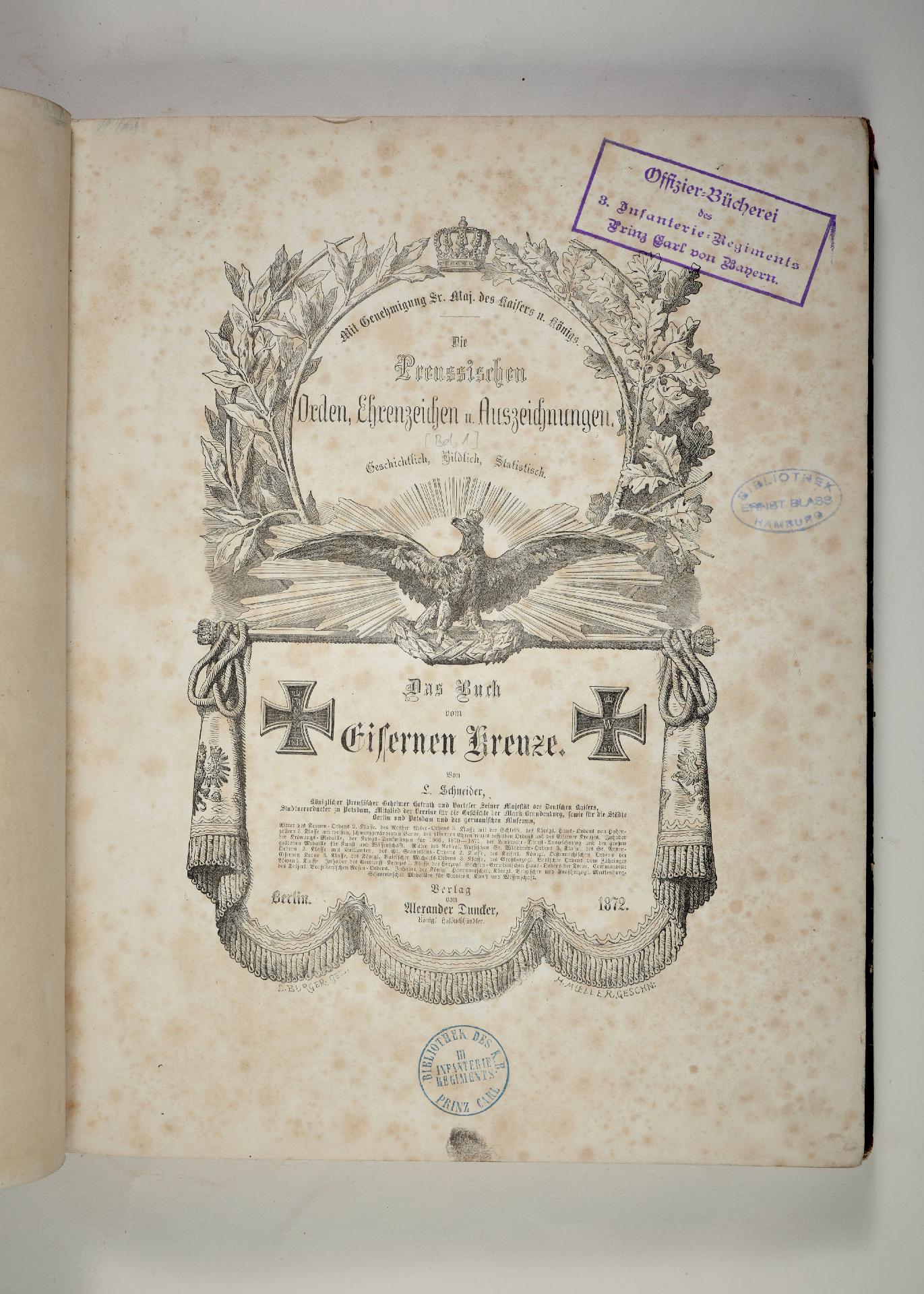 Preußen : Louis Schneider - Das Buch vom Eisernen Kreuz. - Image 2 of 2