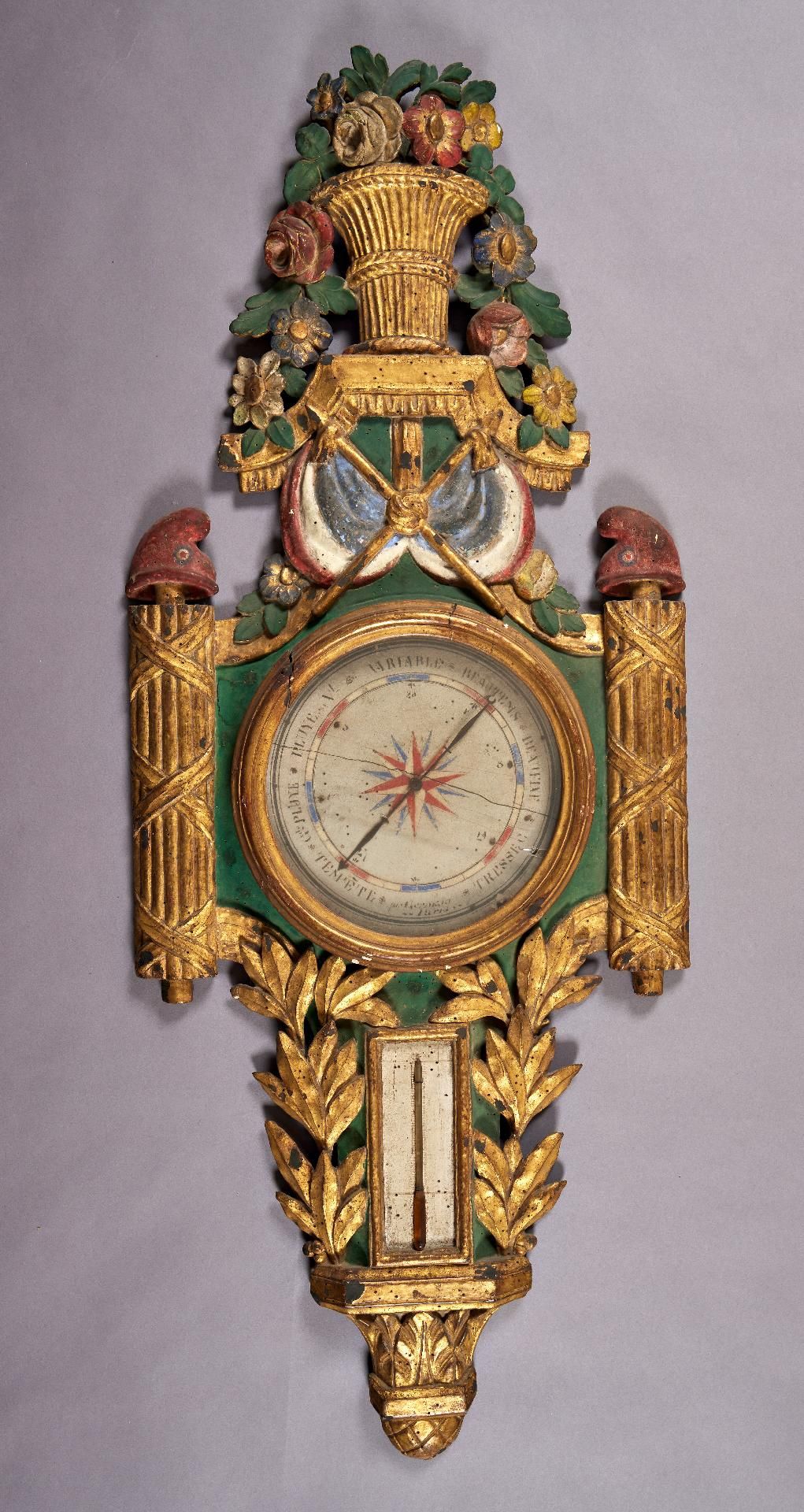 Frankreich : Barometer aus der Zeit der Französischen Revolution.