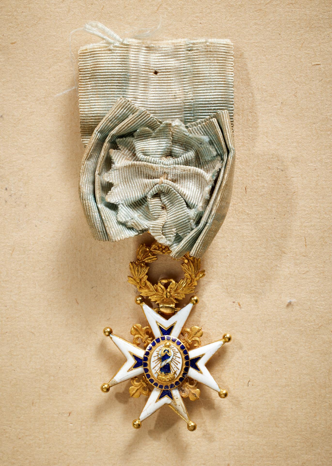 Spanien : Orden Karl III. - Reduktion des Ritterkreuzes.