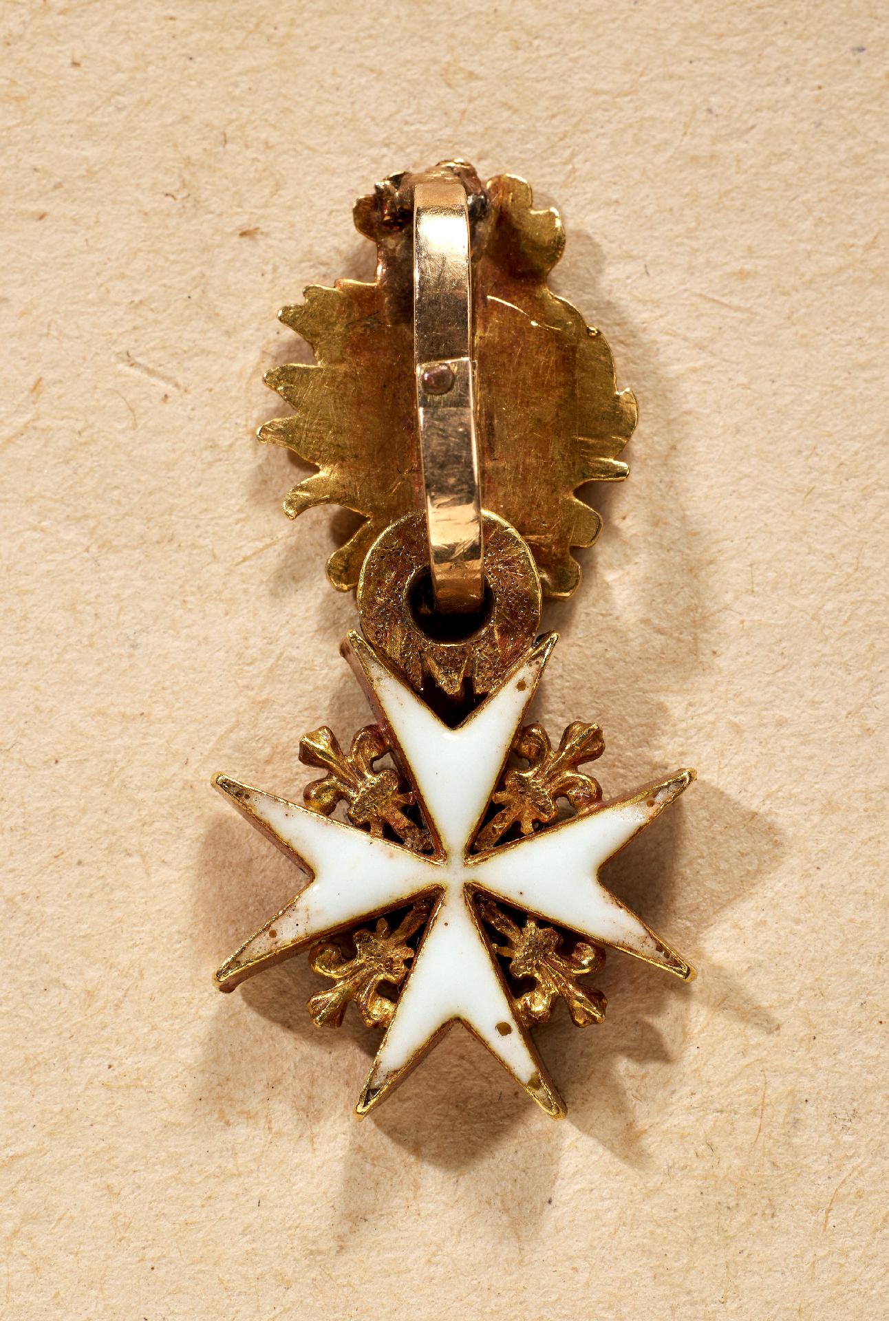 Souveräner Malteser Ritterorden : Malteser Orden Miniatur. - Image 2 of 2