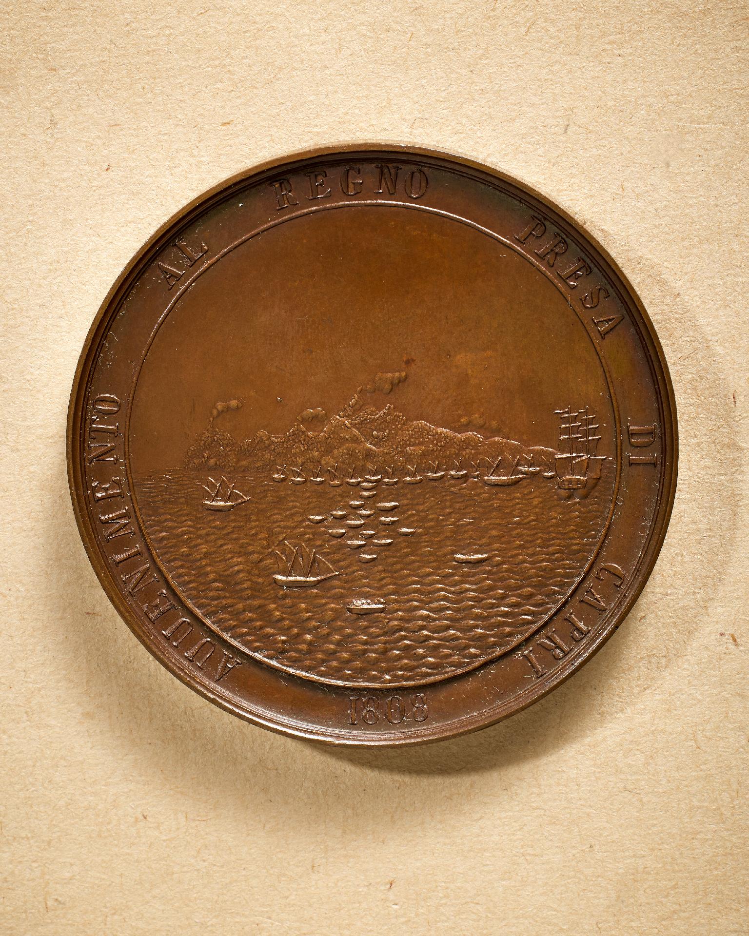 Königreich beider Sizilien : Sizilien: Bronzemedaille Joachim Murat. - Image 2 of 2