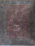 alter persischer Seidenteppich