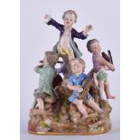 Figurengruppe Meissen 19. Jhd.