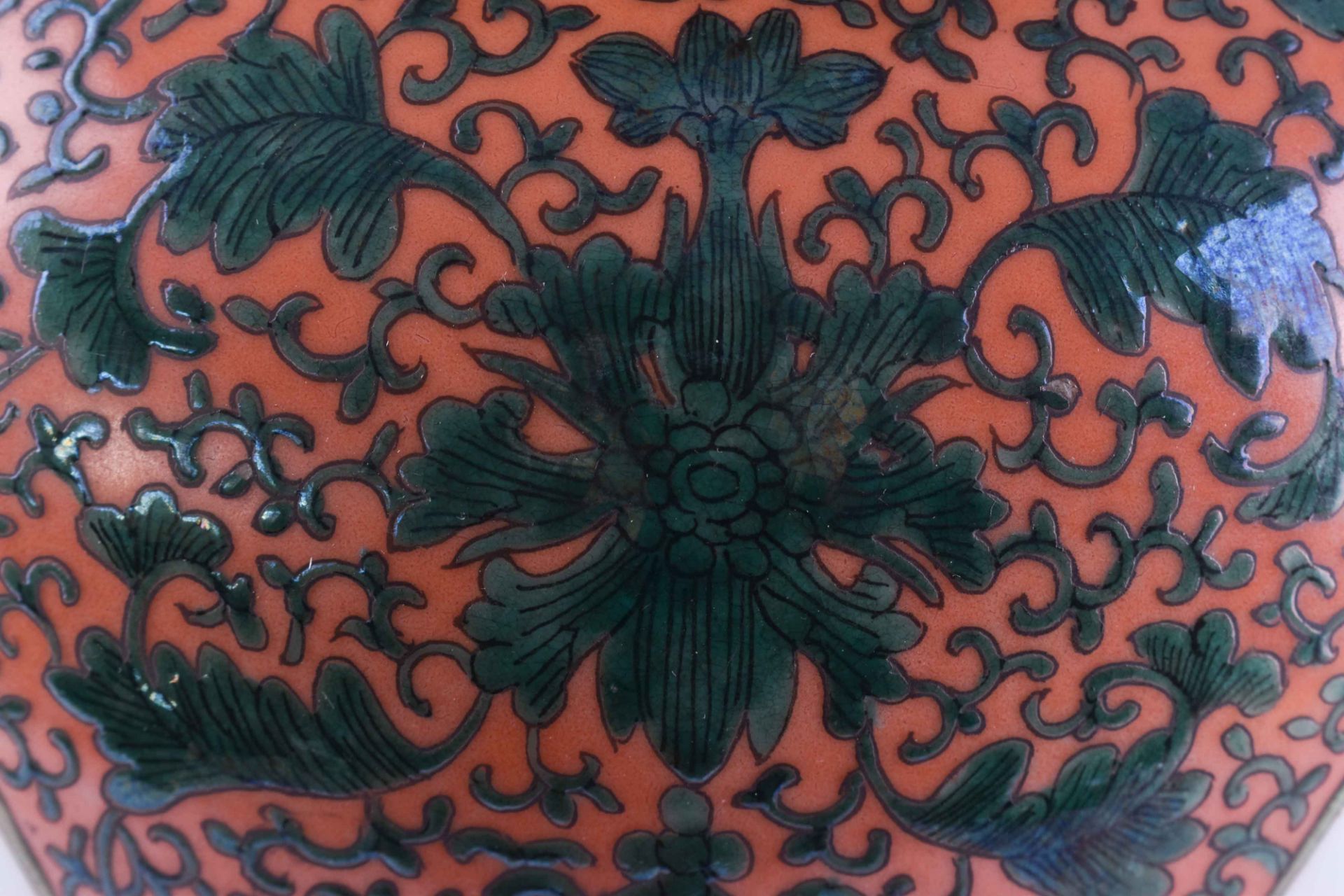 Deckelvase China Qing-Periode - Bild 5 aus 7