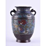 Cloisonnevase China Qing Dynastie