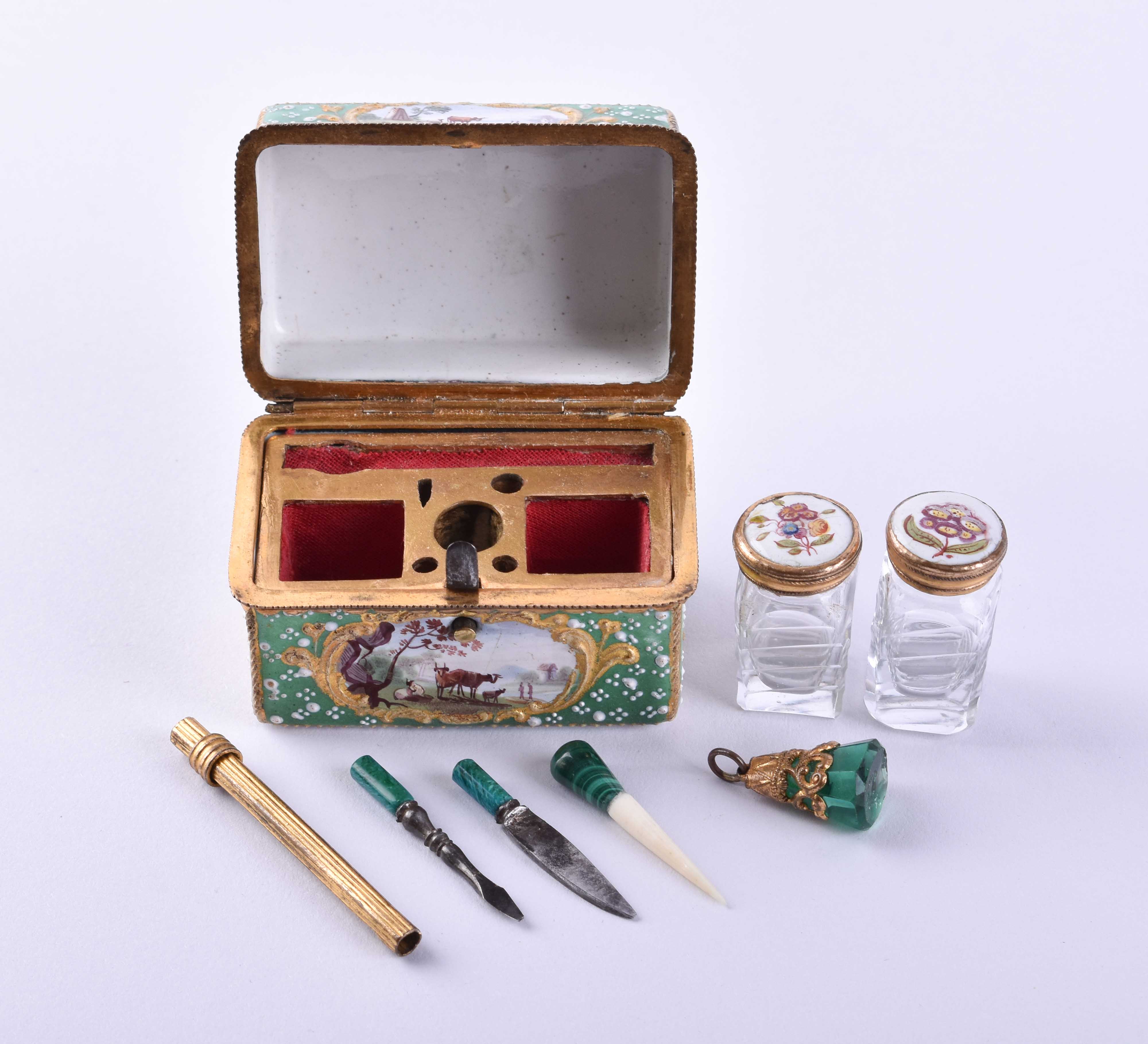 Travel writing set, probably France, 18th century - Image 6 of 6