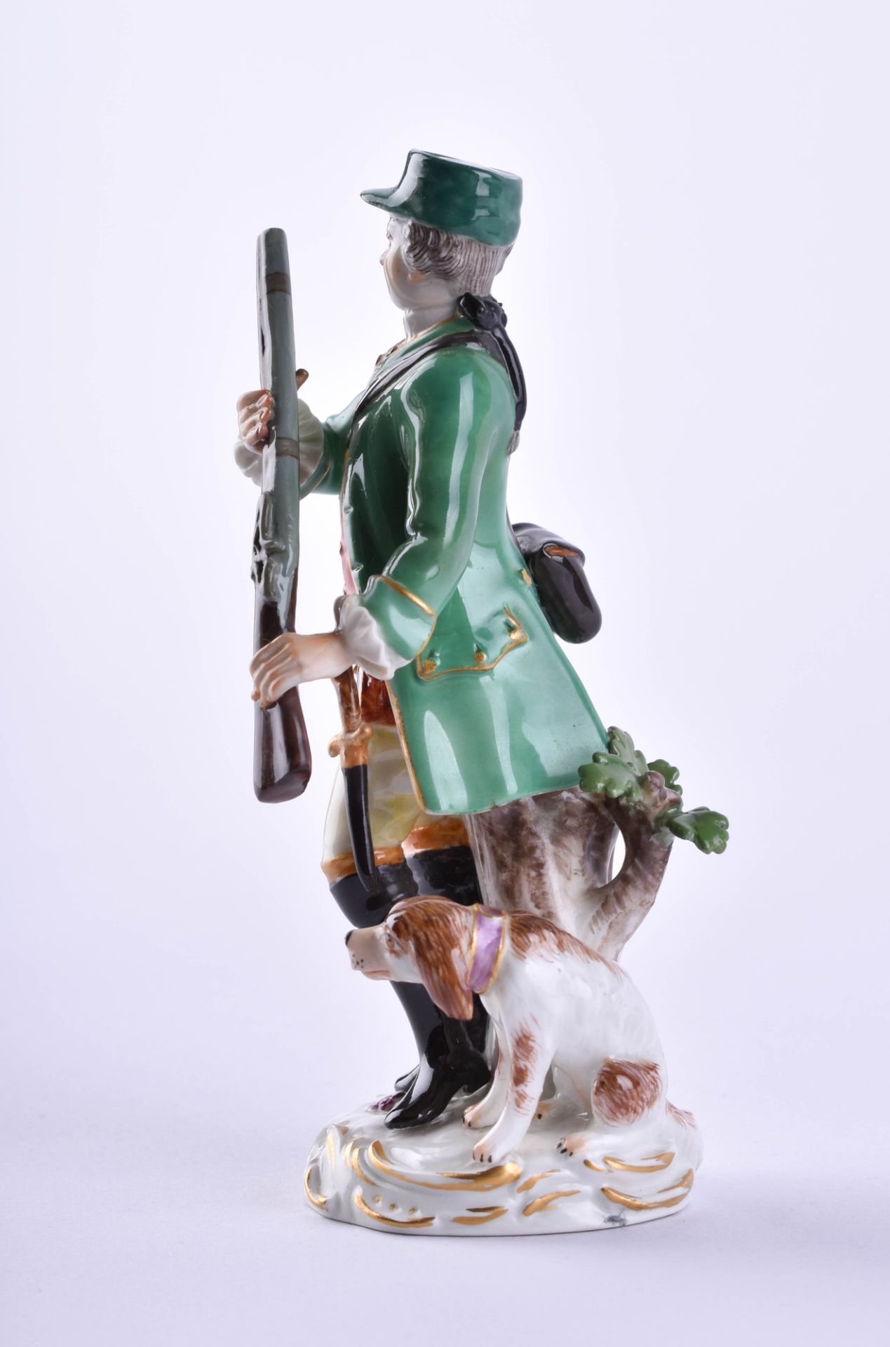 Hunting figure Meissen - Image 3 of 5