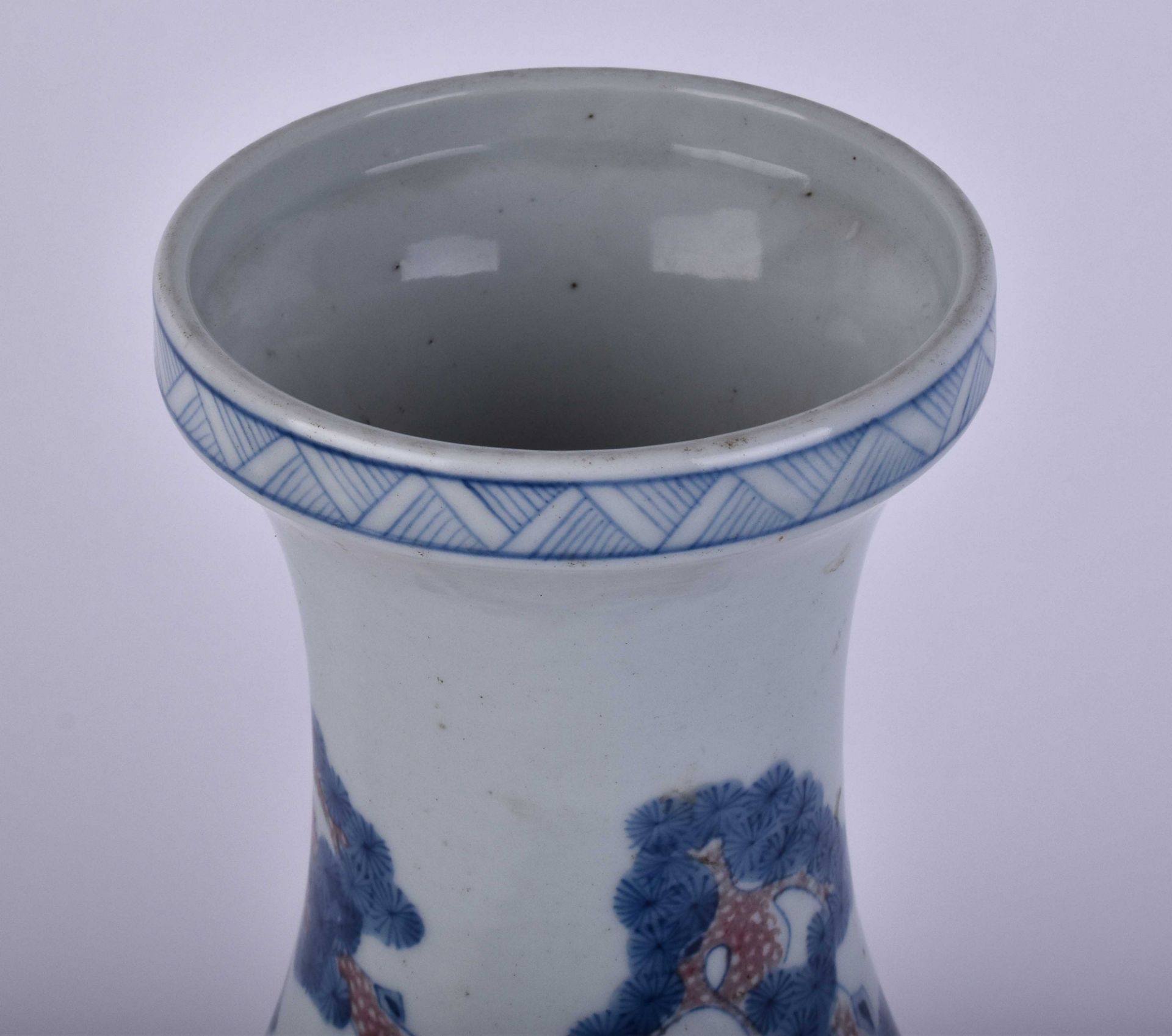 Vase China wohl  Qing Dynastie - Bild 5 aus 7