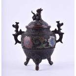 Cloisonne Weihrauchbrenner China Qing Dynastie