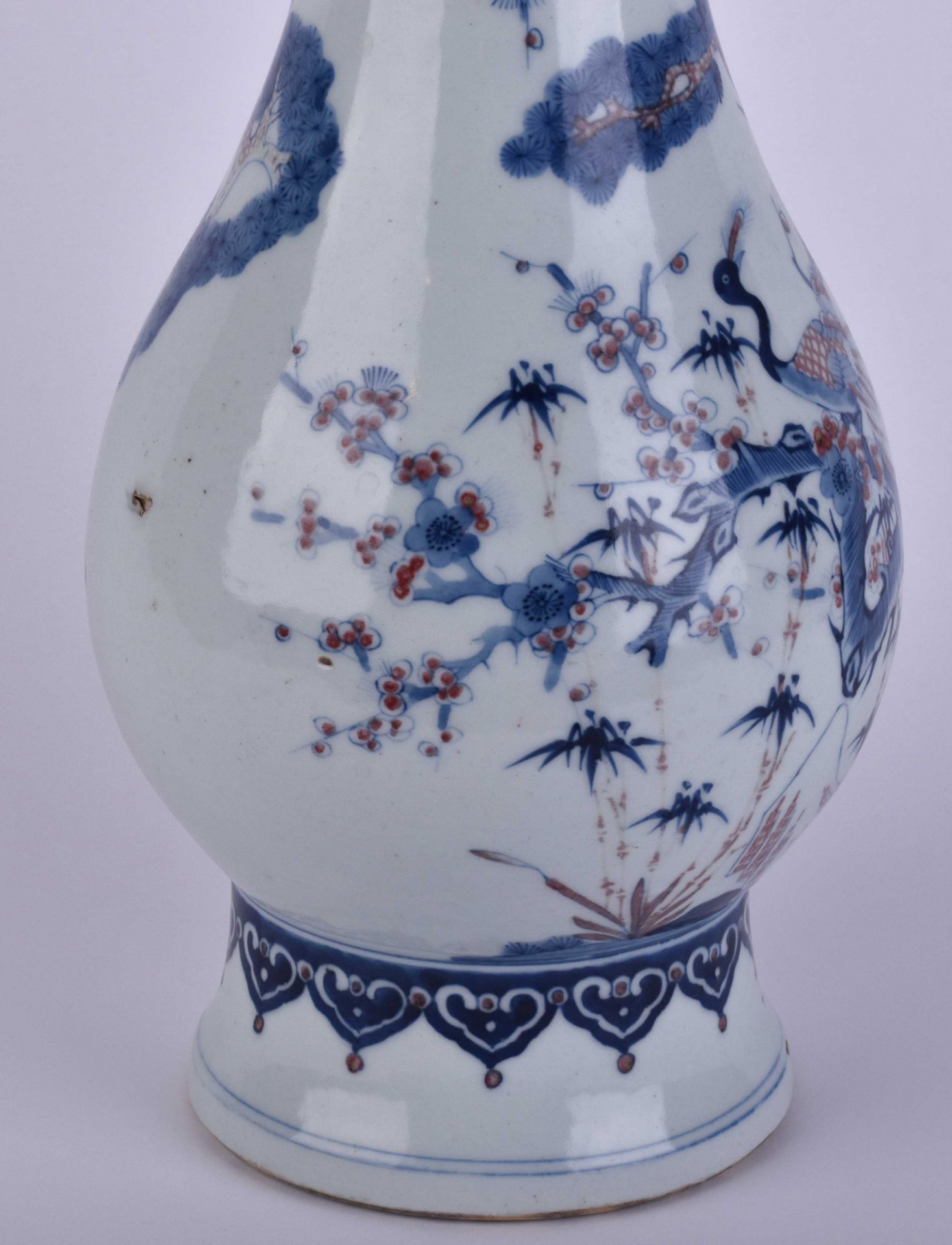 Vase China wohl  Qing Dynastie - Bild 6 aus 7