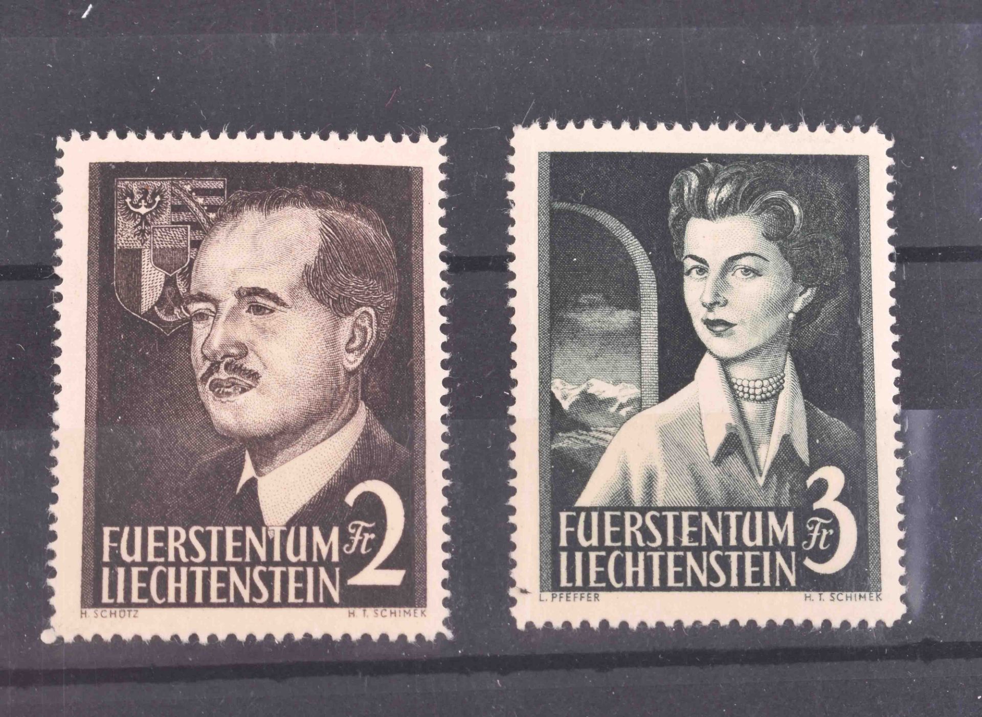 kleiner Posten Briefmarken Liechtenstein - Bild 2 aus 4
