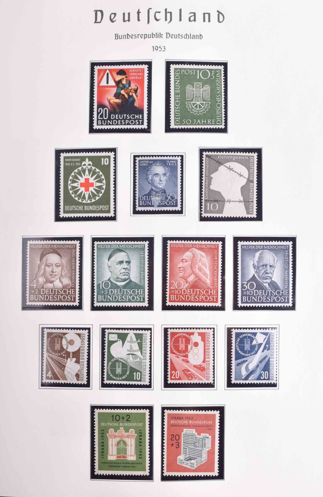 Sammlung Bundesrepublik Deutschland 1949 - 1998 postfrisch 