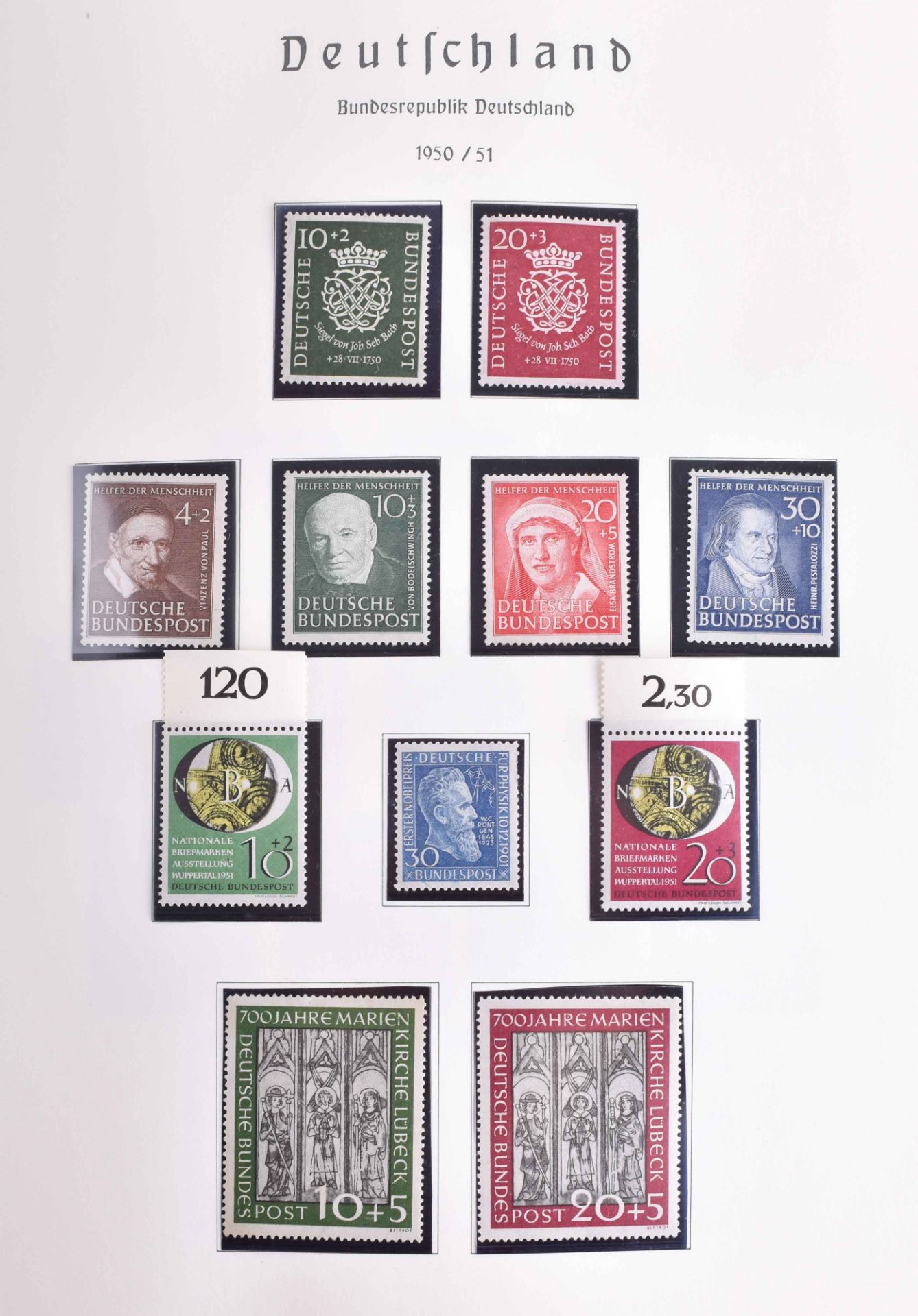 Sammlung Bundesrepublik Deutschland 1949 - 1998 postfrisch  - Bild 2 aus 3