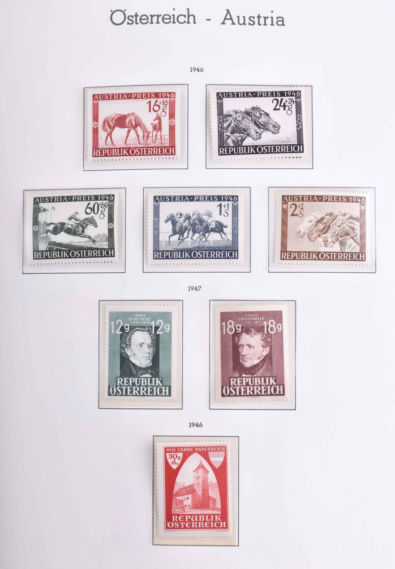 Österreich Sammlung von 1945-1987, postfrisch - Bild 4 aus 5