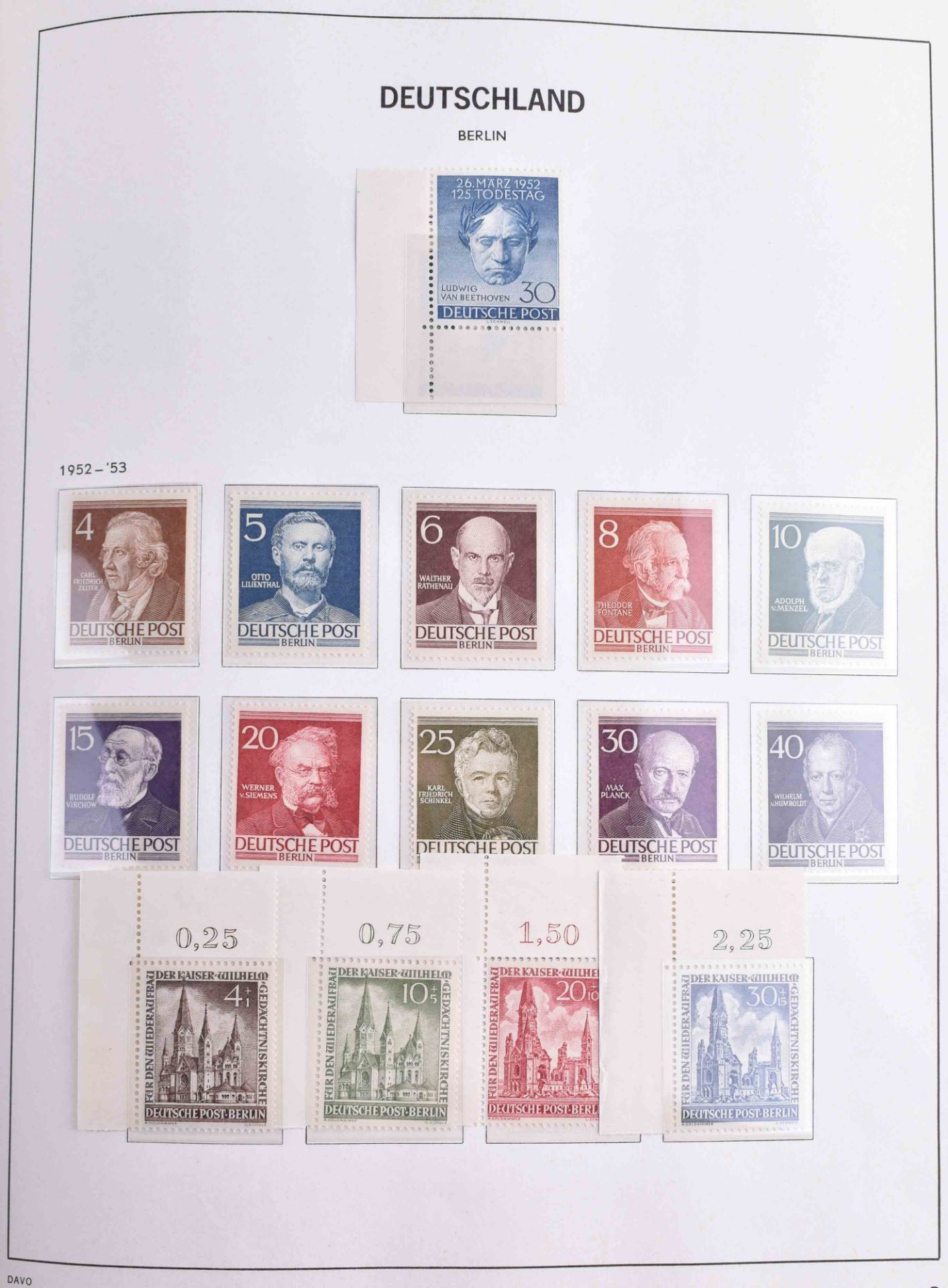 Berlin Sammlung 1950 - 71 postfrisch - Bild 3 aus 4