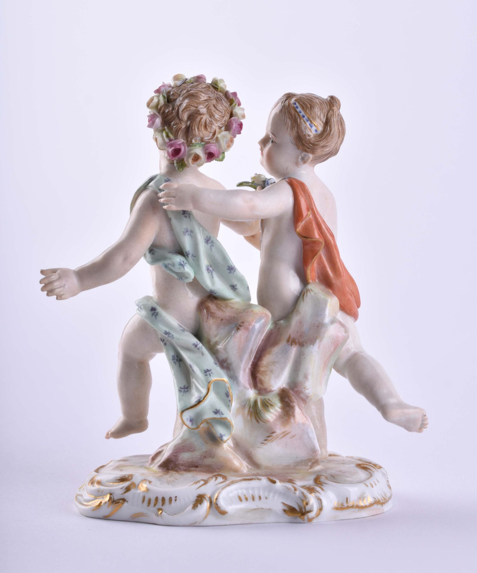 Amorettengruppe Meissen um 1860 - Bild 3 aus 6