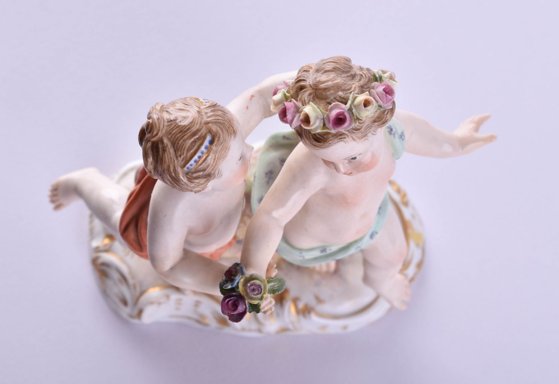 Amorettengruppe Meissen um 1860 - Bild 5 aus 6