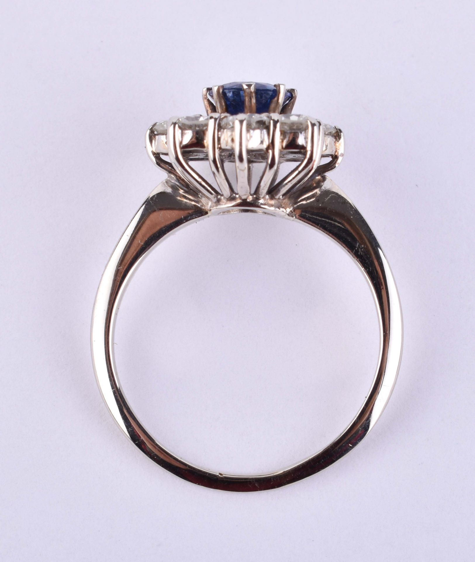 Sapphire - brilliant ring - Image 5 of 5