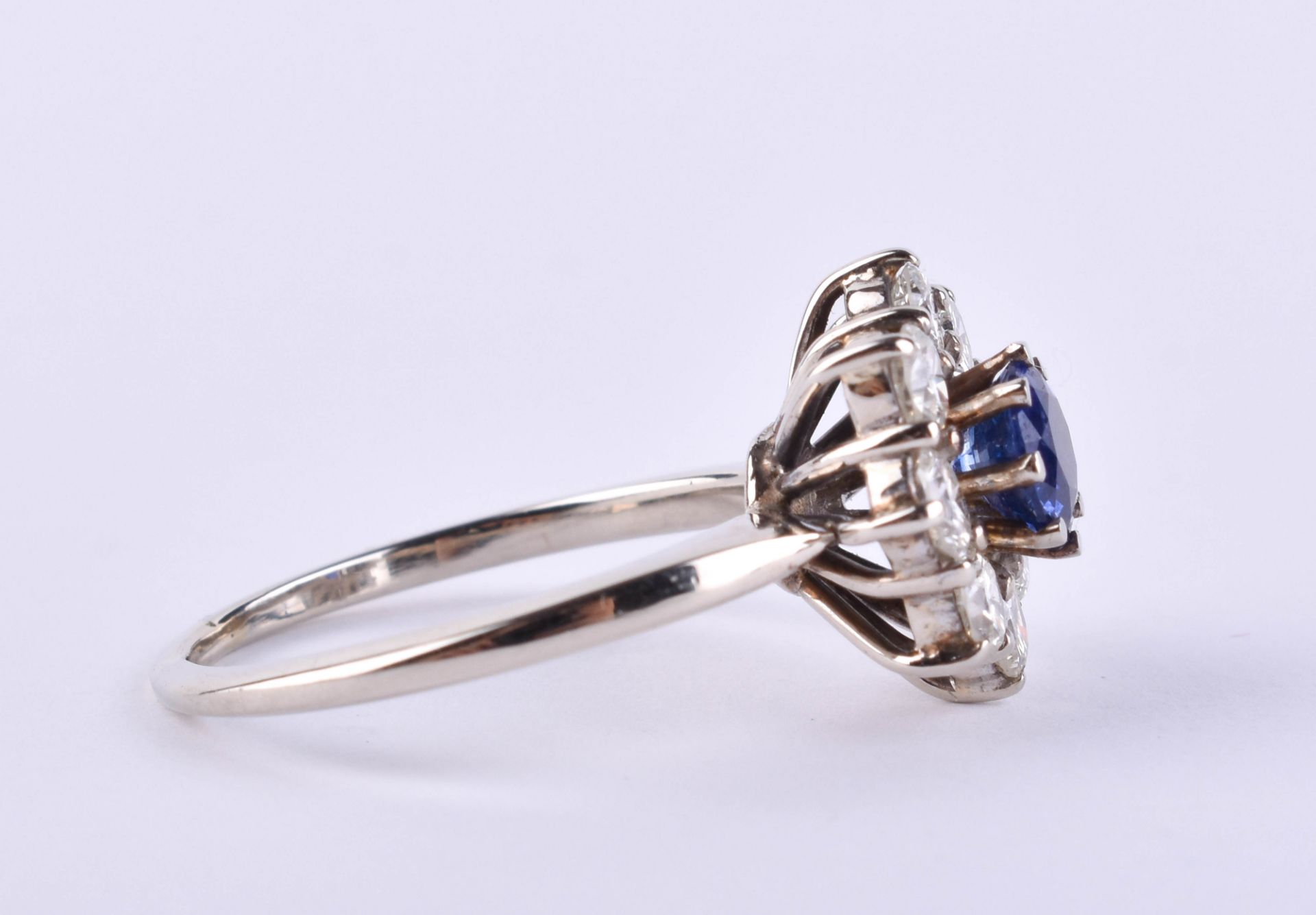 Sapphire - brilliant ring - Image 4 of 5