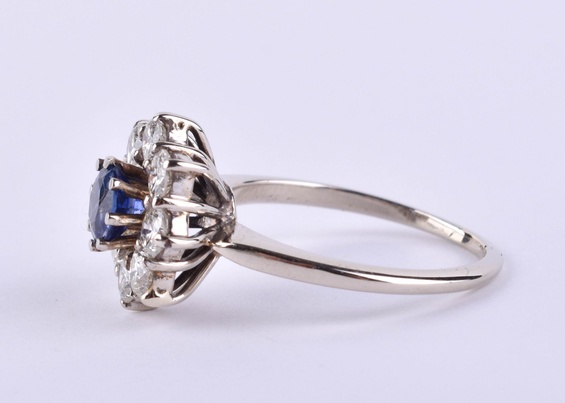 Sapphire - brilliant ring - Image 2 of 5
