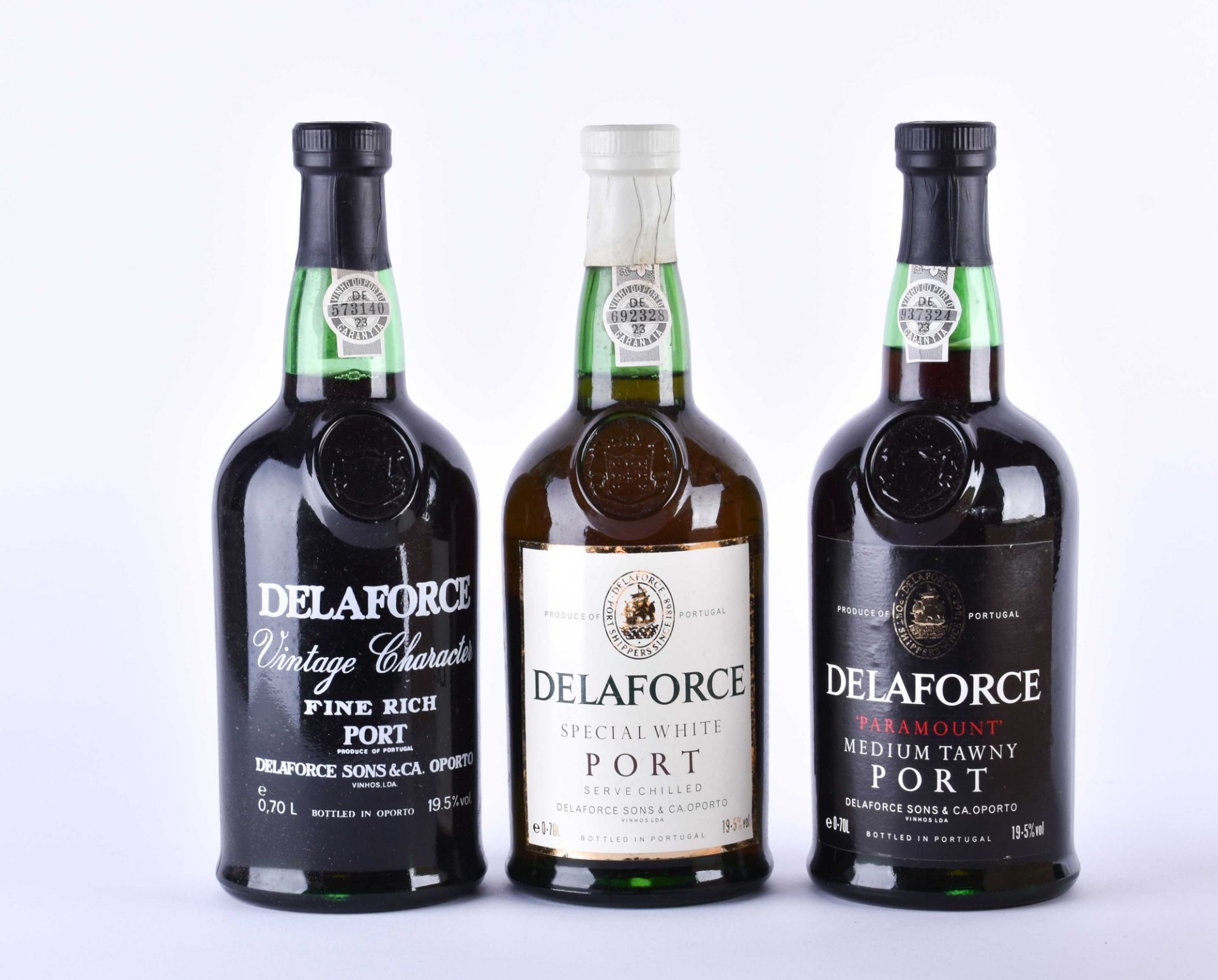 Delaforce port wine set of 3 - Image 2 of 3