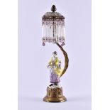 Tischlampe Meissen um 1900