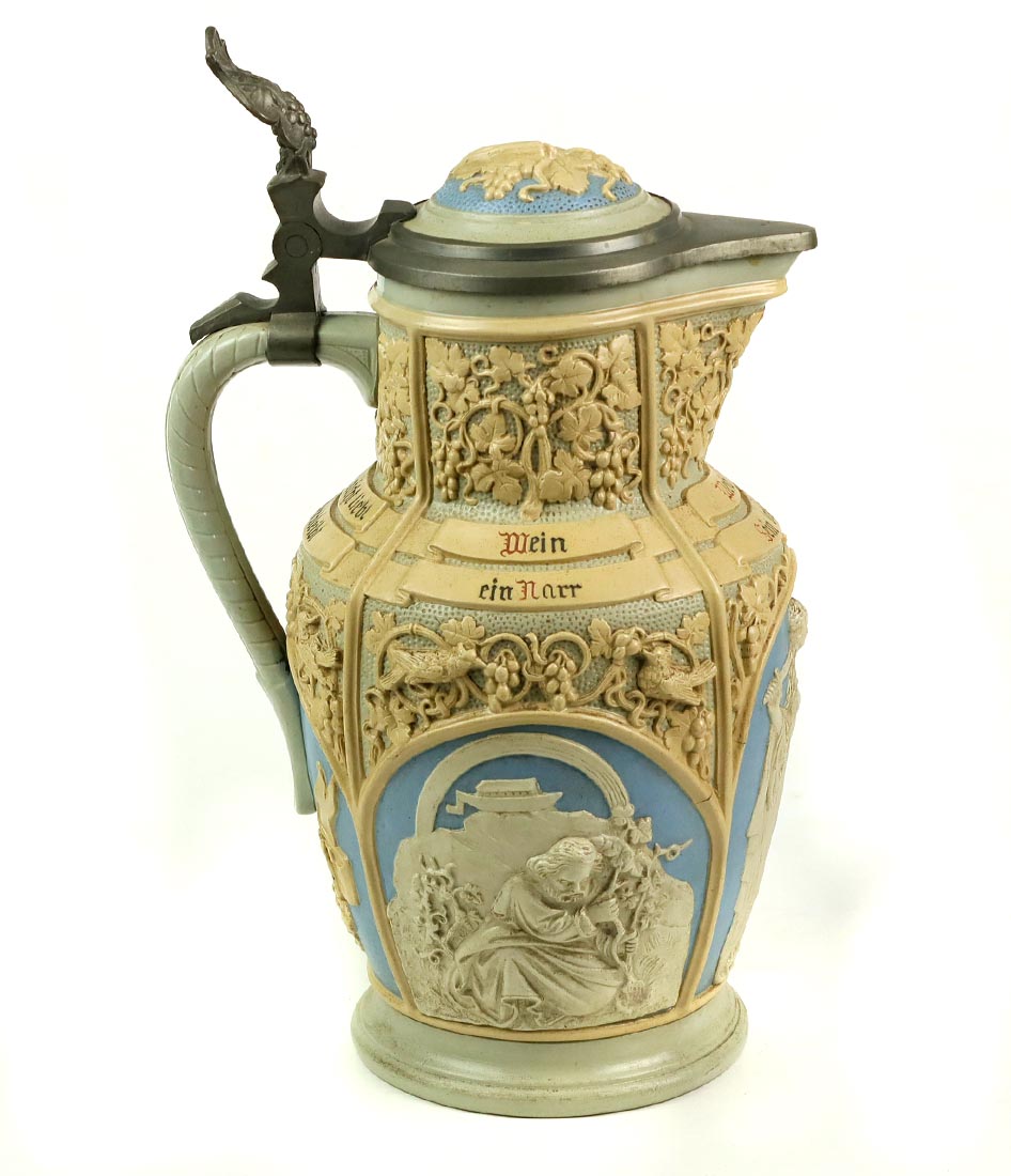 Villeroy & Boch Krug um 1880 - Image 2 of 3