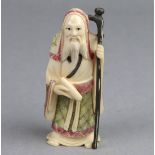 geschnitzte Figur, China um 1920