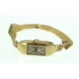 goldene Damen Armbanduhr - GG 585