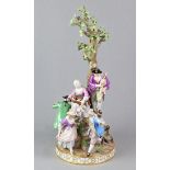 Meissen große Figurengruppe um 1850