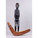 Afrikanische Figur u.a.