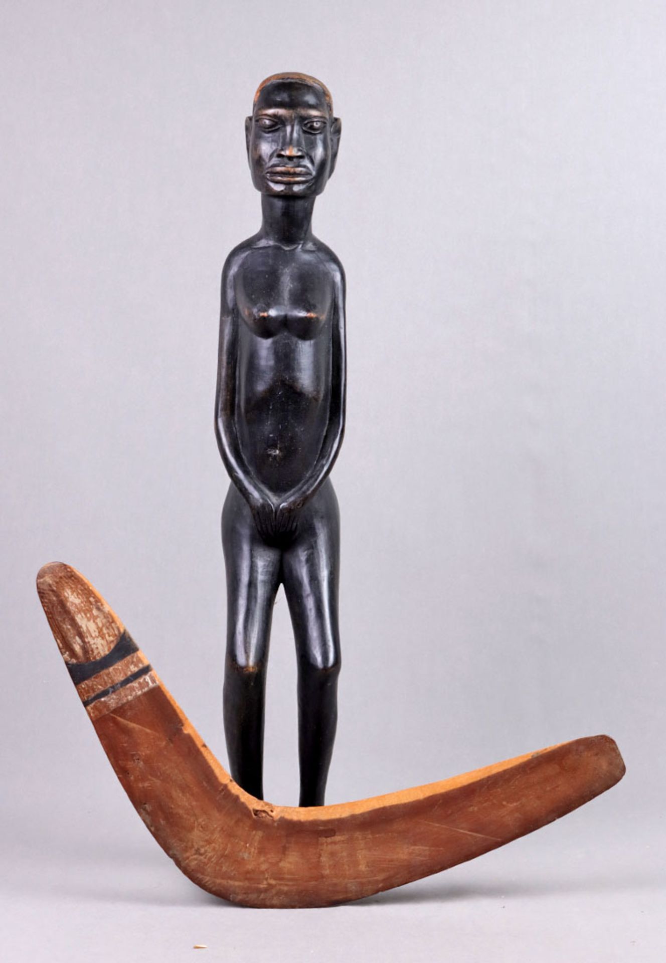 Afrikanische Figur u.a.