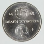 10 Mark DDR Johann Gutenberg 1968