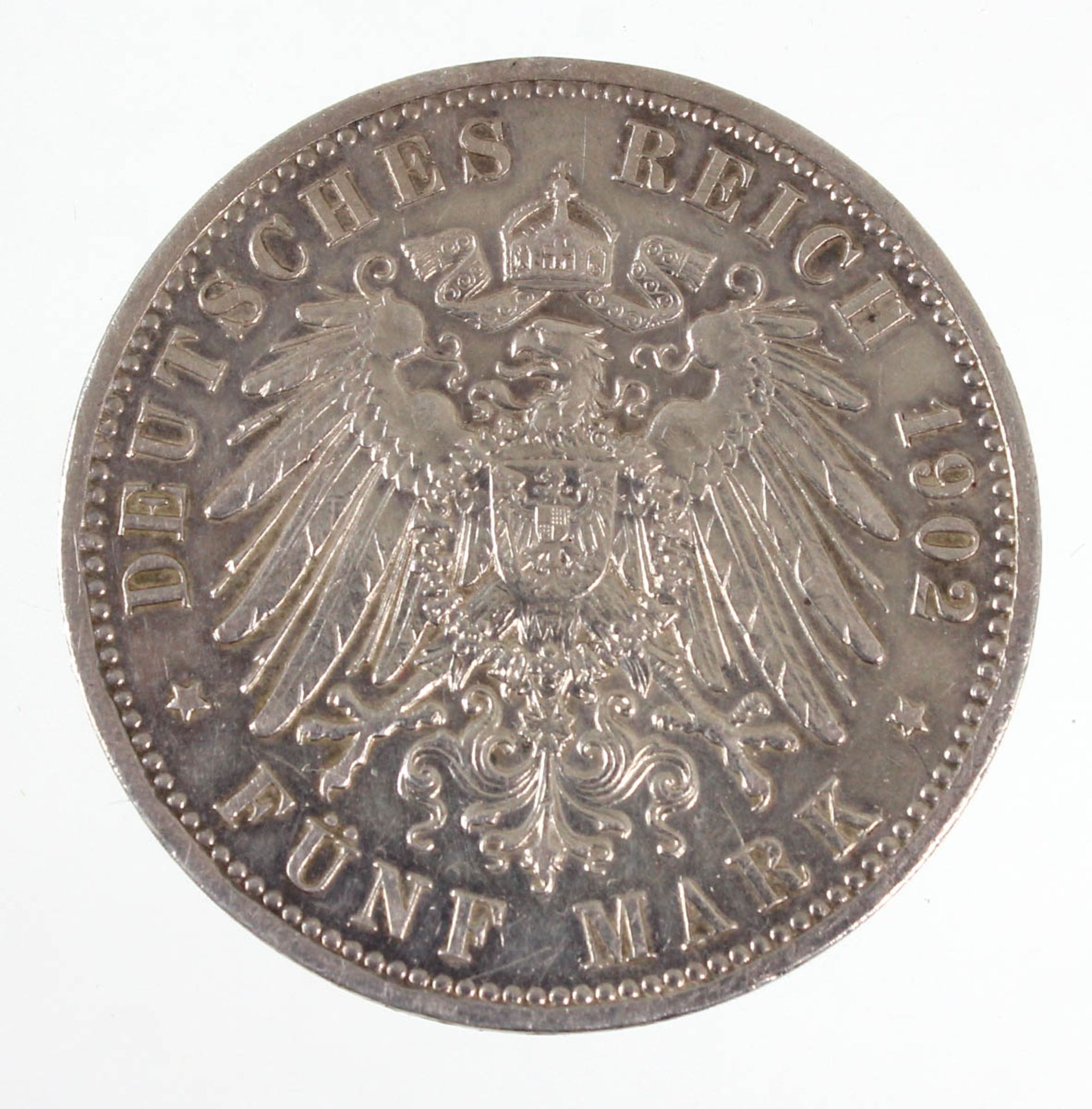 5 Mark Wilhelm II Preussen 1902 A - Bild 2 aus 2