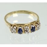 Saphir Brillant Ring - GG 585