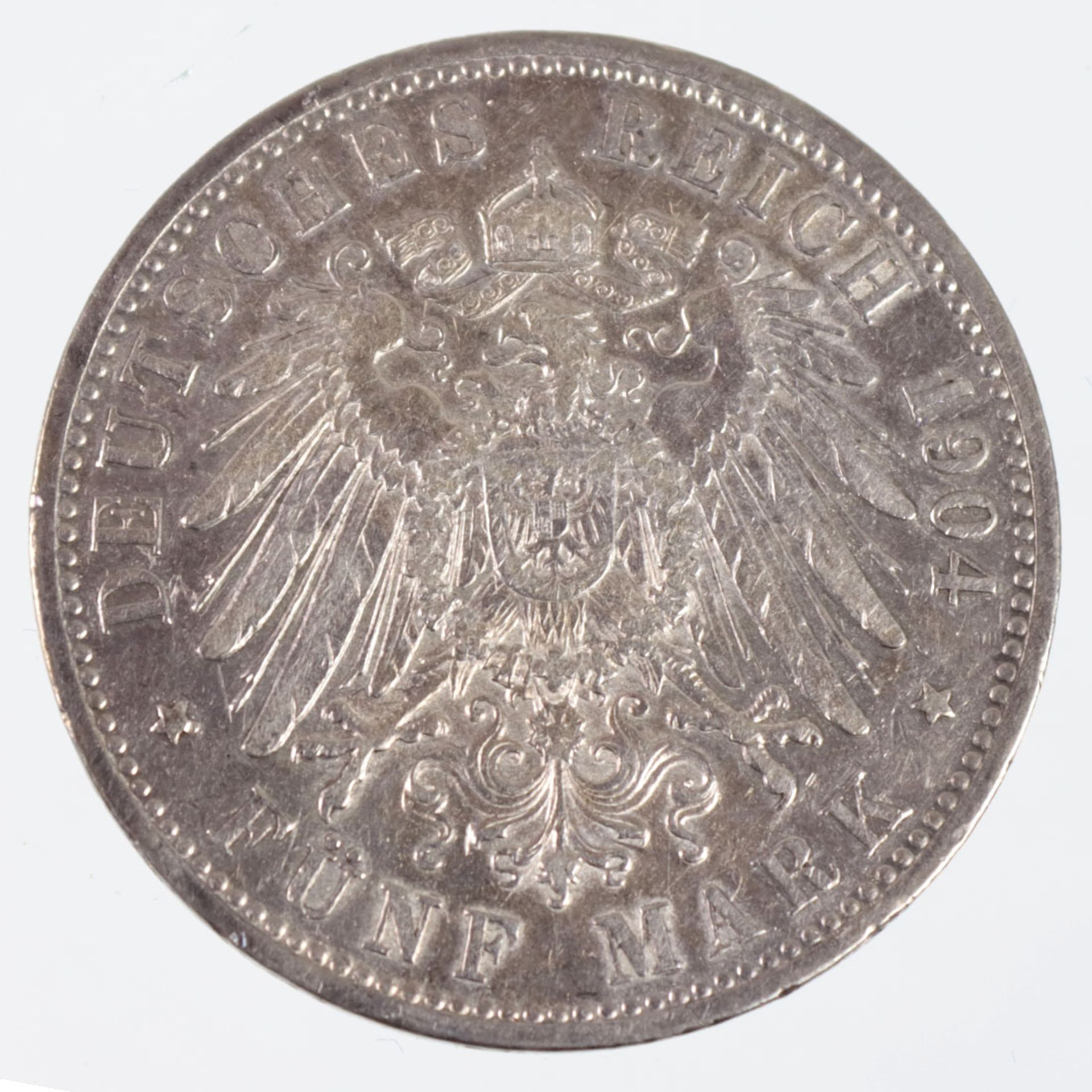 5 Mark Otto König von Bayern 1904 D - Bild 2 aus 2